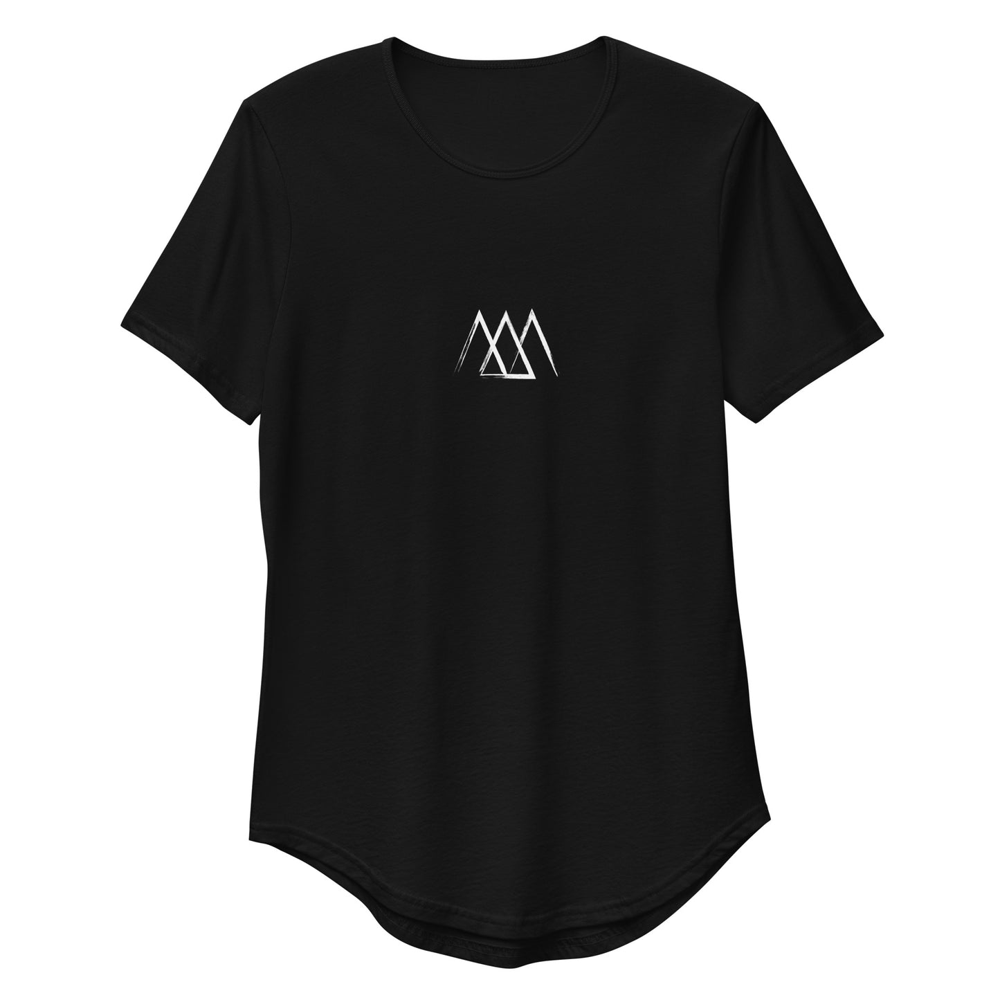 Curved Hem Minimal Effort T-Shirt