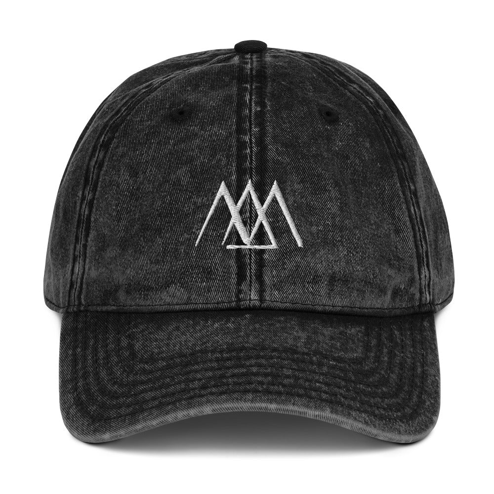 Embroidered Vintage Cotton Twill Cap