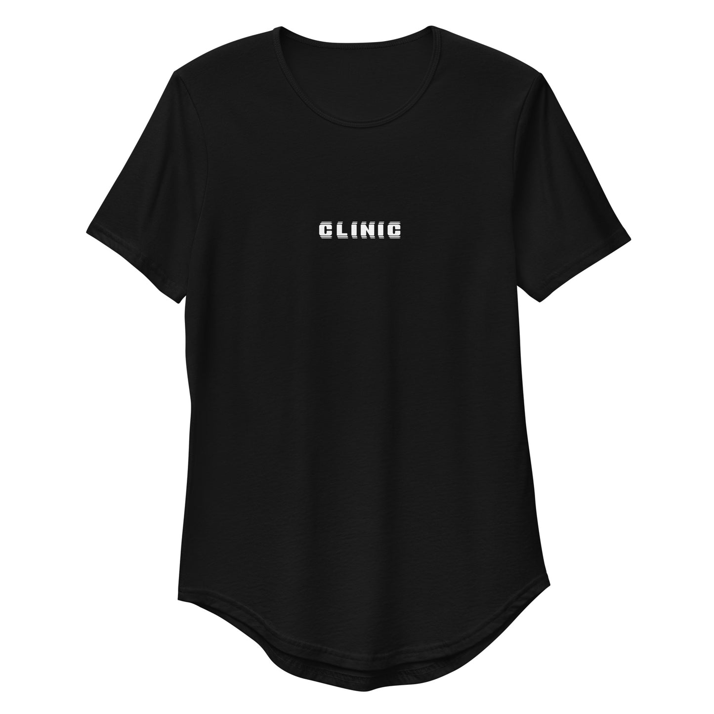Curved Hem Clinic T-Shirt